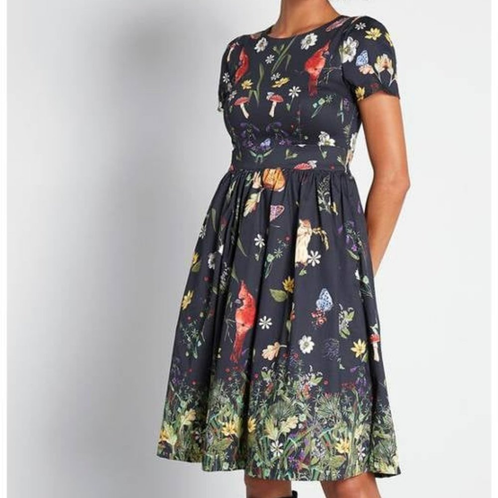 Modcloth moxie Melody Fit & Flare Dress